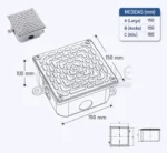 CAJA DE PASE ALUMINIO PROTECCION IP64- TRAMONTINA - Imagen 3