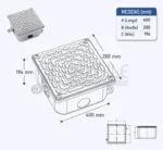 CAJA DE PASE ALUMINIO PROTECCION IP64- TRAMONTINA - Imagen 6